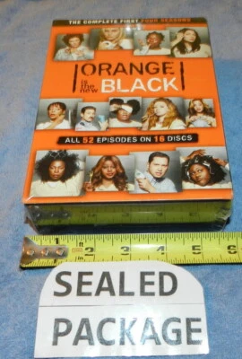 Orange Is The New Black TV Series Season 1-4 (1 2 3 & 4) NEW 16-DISC DVD SET - Image 1 of 4