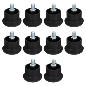 10 Pcs Anti-injury Floor Foot Mat Office Chair Wheel Stopper Protectors - Picture 1 of 12