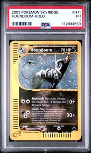 PSA 1 2003 Skyridge Houndoom Holo Foil H11/H32 WOTC E-Reader Series Pokemon - Picture 1 of 2