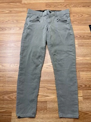 Democracy Ab Technology Jeans Pants Size 6 Light Gray Stretch Skinny Ankle - Image 1 of 4