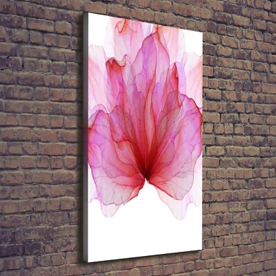 Tulup Canvas Print Wall Art 70x140 - Pink flower - Image 1 of 4