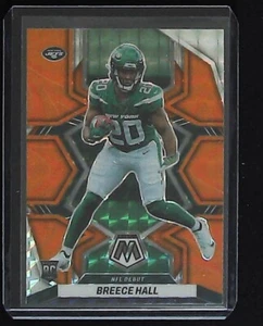 2022 Panini Mosaic - NFL Debut Breece Hall #283 Reactive Orange Prizm (RC) - Picture 1 of 1