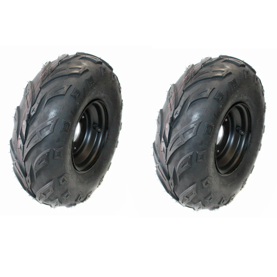 2X 145/70 - 6 inch 3 Stud Wheel Rim Tyre Tire 50c 110cc Quad Dirt Bike ATV Buggy - Image 1 of 4