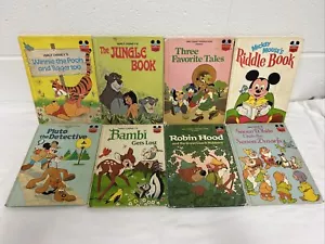Disney's Wonderful World Of Reading Book Club 1970s Lot Of 8 Books. Mickey Bambi - Picture 1 of 9