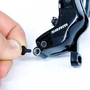 SRAM Bleeding Edge Port Cover Cap - Plug - Disc Brakes - Code - Guide - Red+ - Picture 1 of 5