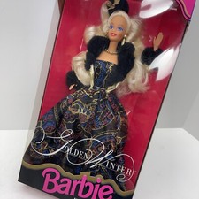1993 GOLDEN WINTER BARBIE Evening Elegance Series #10684 Limited Edition VTG NEW