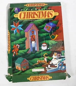 Vintage Activision The Christmas Kit Paper Models Apple II+ IIc IIe ST533B09 - Picture 1 of 4