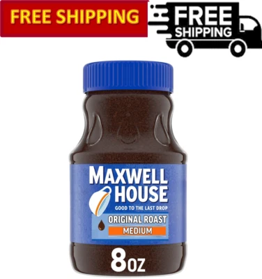 Café instantáneo tostado Maxwell House The Original, tarro de 8 oz Foto 1 de 4