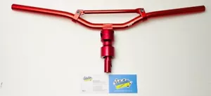 Manubrio Naked Rosso + Mozzo Rosso PIAGGIO ZIP RUNNER TYPHOON NRG - Foto 1 di 2