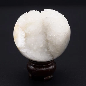 50mm Natural Quartz Cluster Crystal Gemstone Sphere Healing Mineral Reiki AAA - Picture 1 of 4