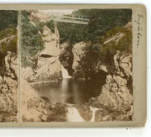 Ingleton North Yorkshire England handgetönt Stereoview - Bild 1 von 2