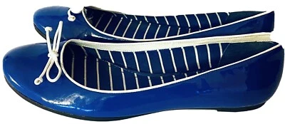 Zapatos planos sin cordones Chaps para mujer talla 8,5 M azul Tamryn Foto 1 de 4