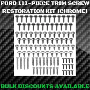 1970-1977 Ford Maverick Interior Exterior Molding Engine Bay Trim SCREW KIT OEM - Picture 1 of 2