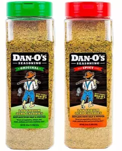 Dan-O'S ORIGINAL & SPICY Seasoning (LARGE-20 oz bottle}Low Sodium* Zero Calories - Picture 1 of 4