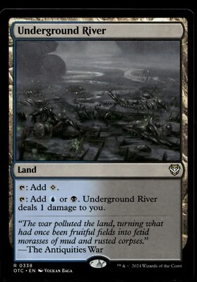 MTG Underground River #338 Outlaws Junction 2024 M/NM Collectible Card - Image 1 of 3