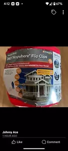 Schwerlast Max Pro Anywhere Flip Clips Einfach leben Weihnachtsbeleuchtung 150 Clips - Bild 1 von 1