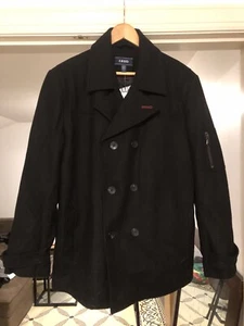 IZOD Men's Wool Blend Peacoat Size M - Picture 1 of 7