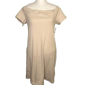 Old Navy bodycon ribbed Dress Size Large off shoulder FLAW makeup spot at top - Picture 1 of 10