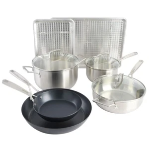 Juego de utensilios de cocina de grado profesional de material mixto Babish de 12 piezas con hojas de hornear - Imagen 1 de 5