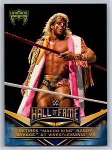 2018 Topps WWE Ultimate Warrior Hall of Fame Tribute Retires Macho King #17 - Picture 1 of 2