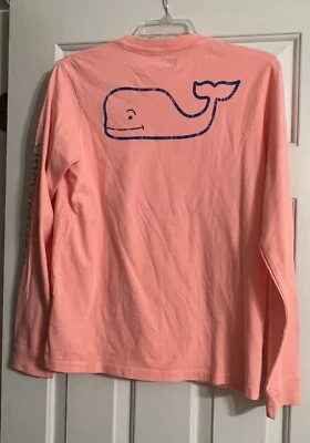 Camiseta manga larga Vineyard Vines para niña piña ballena relleno XL 18 neón Foto 1 de 4