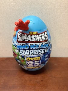 Smashers Dino Ice Age 2020 Serie 3 ZURU Huevo con Más de 25 Sorpresas Mano Roja - Imagen 1 de 3