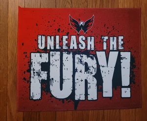 Washington Capitals NHL Hockey Playoff SGA Spiel Rallye Handtücher UNLEASH THE FURY - Bild 1 von 2