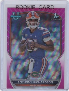 ANTHONY RICHARDSON ROOKIE CARD 2022 Bowman Chrome 1st RC Gators PINK REFRACTOR! - Picture 1 of 2