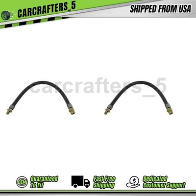2 Front Brake Hydraulic Hose For 1975 1976 Mazda B1600 1.6L Foto 1 de 4