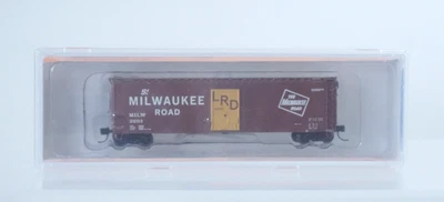 NOS Fox Valley Models MILWAUKEE ROAD "LRD" 2203 N Scale Box Car - 90417 - Image 1 of 3