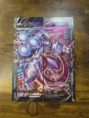 Mewtwo V-UNION [Set of 4] SWSH: Sword & Shield Promo Cards Holo Pokemon - Image 1 of 4