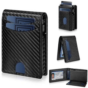 Wallet for Man Work, Pop-Up Magnetic Card Holder and RFID Blocking Functional... - Picture 1 of 7