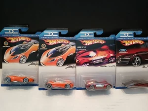 HOT WHEELS DESIGNERS CHALLENGE SET OF 4 FORD LOTUS(2), DODGE. - Picture 1 of 6