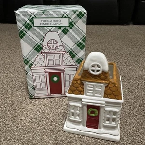 Slatkin & Co Baño y Cuerpo Trabajos Casa de Vacaciones Vela Luminaria Navidad En Caja   - Imagen 1 de 11