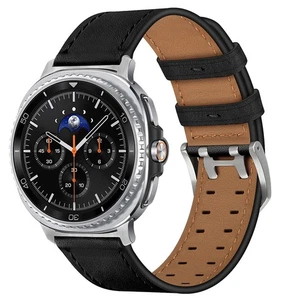Leder Armband mit Doppel Dorn für Samsung Galaxy Watch 8 40mm 44mm - Bild 1 von 12
