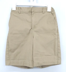 Classroom School Uniform Shorts Boys Size 12 Khaki Flat Front Pockets Adjustable - Picture 1 of 9