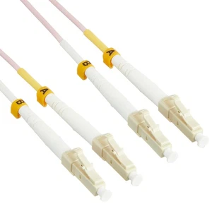 Elecom 10G LC-LC Multimode Fiber Optic Cable 1m OC-LCLC5OM3/1 818 - Picture 1 of 1