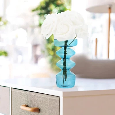  Dekoflasche Glas Schöne Vase Hydroponische Glasvase Blumenanordnung - Bild 1 von 4