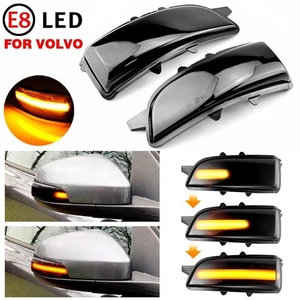 2X LED Dynamic Turn Signal Light For 2008-2010 Volvo C30 C70 S40 S60 V40 V50 V70 - Picture 1 of 12