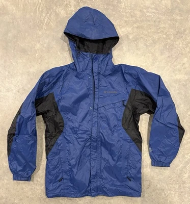 Chaqueta de Lluvia Columbia Para Hombre Talla S Azul Estanca II Omni-Tech Empacable Capucha Foto 1 de 4