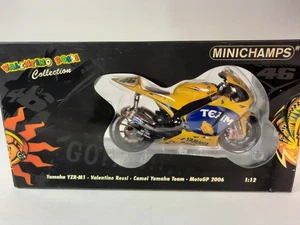 Minichamps Yamaha YZR-M1 #46 Valentino Rossi MotoGp 2006 Team 1/12 122063046 - Bild 1 von 4