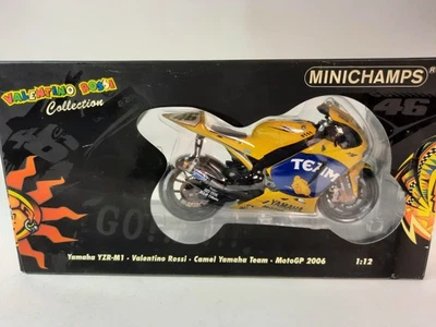Minichamps Yamaha YZR-M1 #46 Valentino Rossi MotoGp 2006 TEAM 1/12 122063046 - Immagine 1 di 4