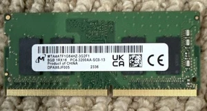 Micron 4GB PC4-25600 DDR4 3200 MHz SODIMM Laptop Memory RAM Lenovo - Picture 1 of 1