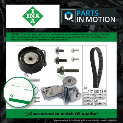 2x Timing Belt & Water Pump Kits fits FORD MONDEO Mk4 1.6 07 to 15 Set INA New - Image 1 of 4