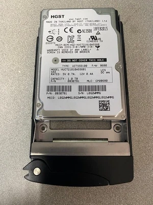 HGST 0B30781 1TB 7.2K 6Gb/s 64MB 2.5" SAS HUC721010ASS601 - Image 1 of 2