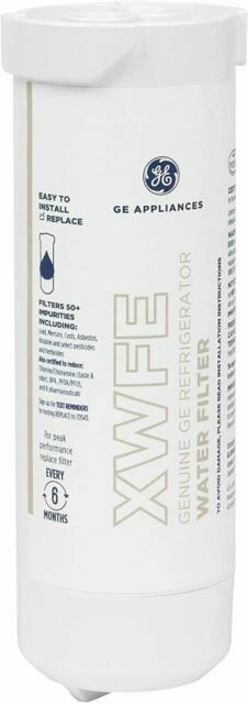GE XWFE Refrigerator Water Filter - White