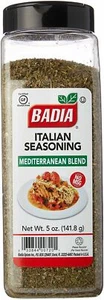 4 X BADIA - Italian Seasoning 5 oz (Mediterranean Blend) - Estilo Italiano - Picture 1 of 6