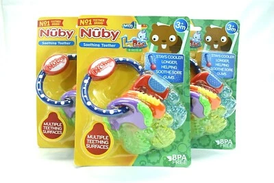 Nuby Ice Gel Teether Keys, Pack of Three - Image 1 of 3