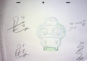 Lápiz de producción dibujado a mano Bravest Warriors 2014 de Frederator Studios #WW - Imagen 1 de 2