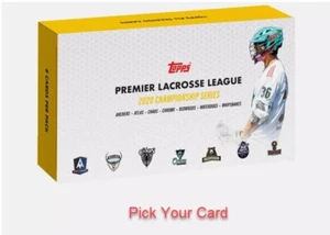2021 Topps Premier Lacrosse League 2020 Championship Series *Pick Your Card* - Picture 1 of 2